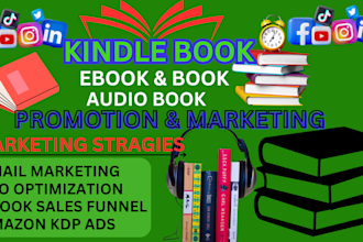 setup amazon  KDP ads for fast sales and kindle book, ebook marketing audiobook
