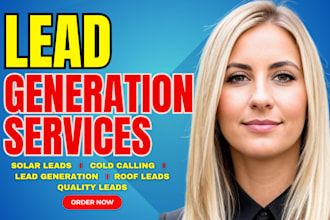 do lead generation and cold calling for solar and roofing businesses