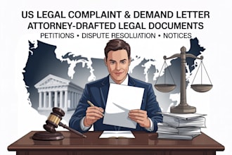 be your US attorney for legal disputes, complaints, and petitions