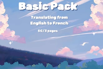 translate any manga,manhwa or webtoon from english to french