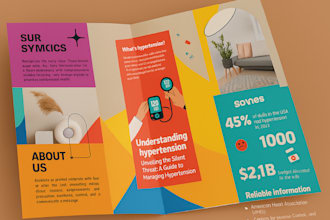 design bifold,  trifold, gatefold, trifold business brochure, company profile