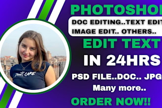 create quick photoshop text edit document management ms word doc image editing
