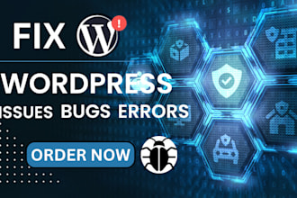 fix wordpress issues, bugs, errors, elementor problems, and figma to wordpress