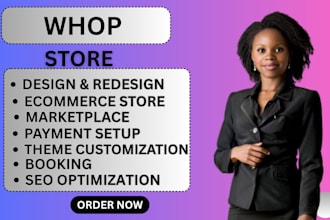 professionally setup your whop store for your brand