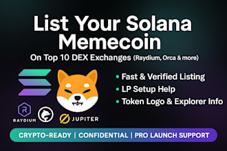 memecoin listing solana token listing solana memecoin on top 10 dex exchange