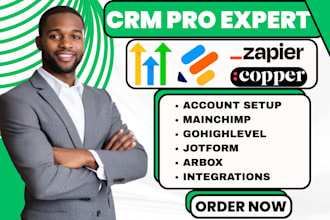do zapier automation mailchimp copper gohighlevel jotform arbox ai integrations