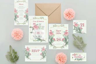 design wedding invitation, party invitation wedding card