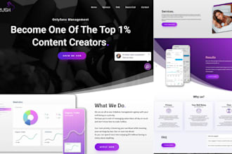 create onlyfans agency website, onlyfans modeling website, management website