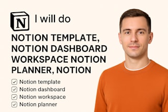 do notion template, notion dashboard workspace notion planner, notion workflow
