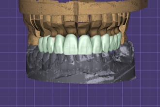 design for you in exocad anatomic crown,bridge,full archs all on six