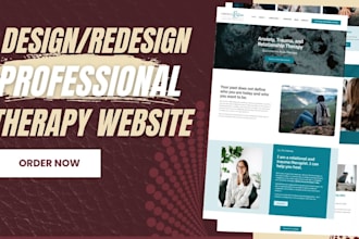 build a therapy website, coaching, consulting website, and a counseling website