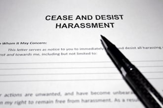 draft legal document, demand letter, cease and desist, and lawsuit