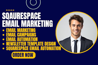 setup mailchimp squarespace email automation email campaigns email newsletter