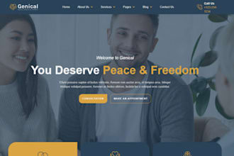 build squarespace holistic healing website reiki therapy physiotherapy website
