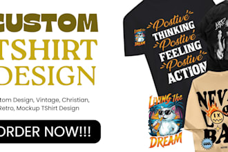 do custom mockup vintage tshirt design for pop culture etsy t shirt