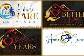 home care, medical logo home care flyer home care brochure home care website