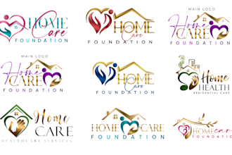 home care, medical logo home care flyer home care brochure home care website