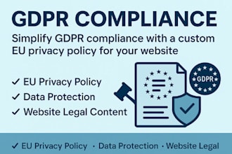simplify gdpr compliance with a custom eu privacy policy