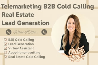 do b2b cold calling tele marketing sales call virtual assistant script writing