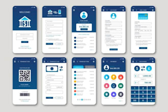 develop custom fintech app money transfer app payment app neobank app bank app