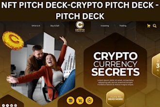 nft pitch deck, crypto pitch deck, investor pitch deck powerpoint presentation