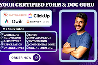 create surveylegend qwilr proposal gravity form integration clickup google forms