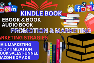 do ebook marketing amazon KDP ads on kindlebook childrenbook audiobook marketing