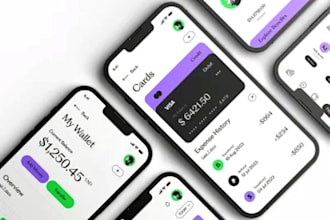 develop custom fintech app money transfer app payment app neobank app bank app