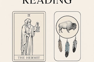 send you a two card spiritual reading from tarot and medicine decks