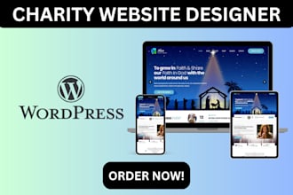 develop modern ngo charity nonprofit website on wordpress