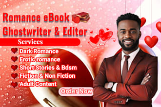 ghostwrite african romance novel or ebook ghostwritten story ebook for kindle