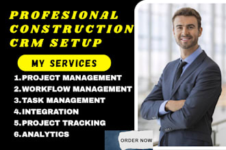 setup construction crm houzz pro contractor foreman hubspot pipedrive zoho