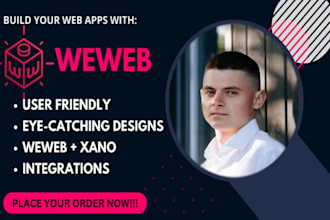 build weweb apps with integrated with xano backend