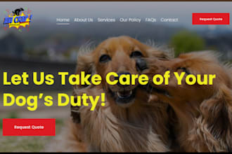 poop scooper website pet care junk removal website with booking koala