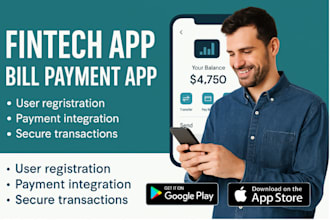 develop bank app digital wallet app fintech app wallet app bill payment app loan