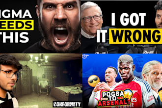 make aesthetic, football, horror, podcast and viral gaming thumbnail