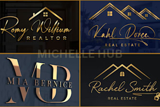 real estate, construction, property, realtor logo real estate brochure