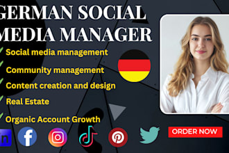 be your german france b2b real estate property listing social media manager
