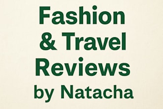 write a professional review of a fashion or a travel experience in portuguese