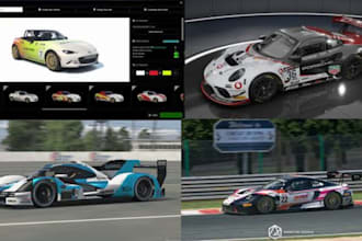 amazing your car livery wrap on iracing, assetto corsa and rf2