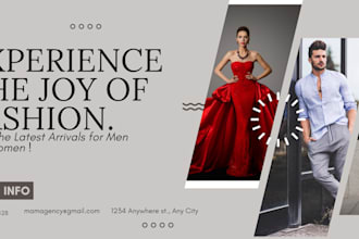 design professional web banners, social media banners