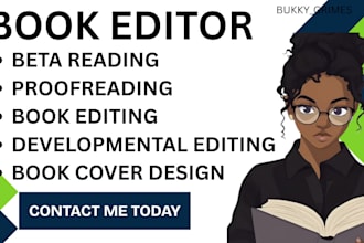 do developmental line copy structural edit for your sci fi memoir book er author