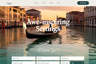 build travel agency website tour hotel booking  tourism website travel web