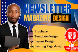 design professional flyer, brochure, newsletter