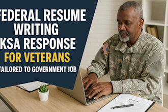 federal resume writing ksa response for veterans tailored to government job