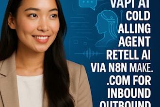 vapi ai cold calling agent retell ai via n8n make com for inbound outbound calls
