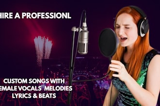 be soulful female singer, remake song for pop, gospel, rnb, hip hop, rock jingle