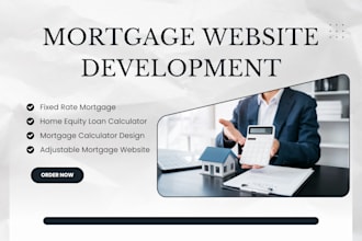 build mortgage website loan calculator wordpress website