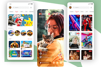 develop live streaming app video streaming app streaming website streaming app