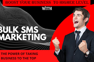 send out bulk sms blast text message sms marketing email campaign to your target